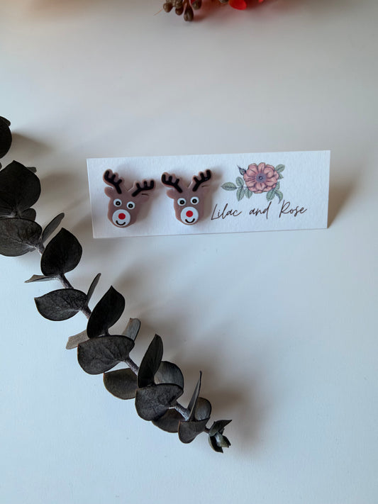 Reindeer Stud Earrings