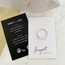 Load image into Gallery viewer, Stevie Adjustable Baguette Ring