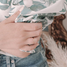 Load image into Gallery viewer, Stevie Adjustable Baguette Ring