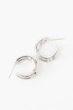 Load image into Gallery viewer, Duple Hoop Earrings