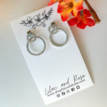 Load image into Gallery viewer, ✨ Micro Pave Circle Earrings