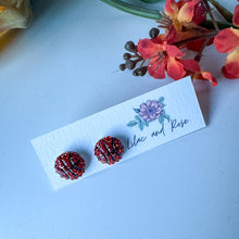 Load image into Gallery viewer, game day bling earrings gift ready