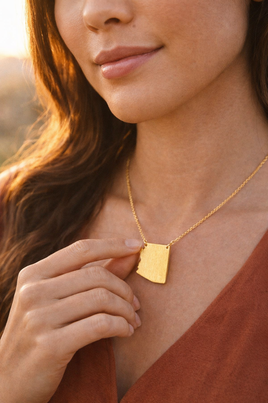 ✨ Arizona State Pendant Necklace