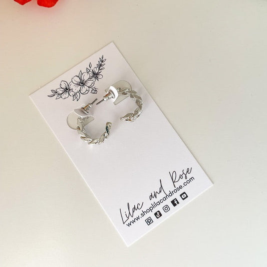 ✨ Chain Hoop Earrings