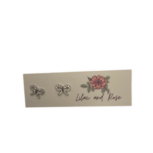 Load image into Gallery viewer, cubic zirconia bow earrings gift friendly jewelry