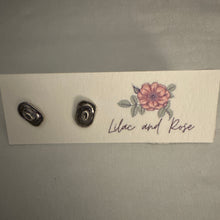 Load image into Gallery viewer, turquoise stud earrings minimalist setting