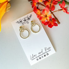 Load image into Gallery viewer, ✨ Micro Pave Circle Earrings