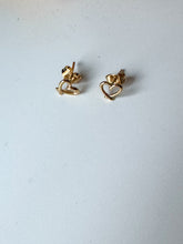 Load image into Gallery viewer, Mini Heart Stud Earrings