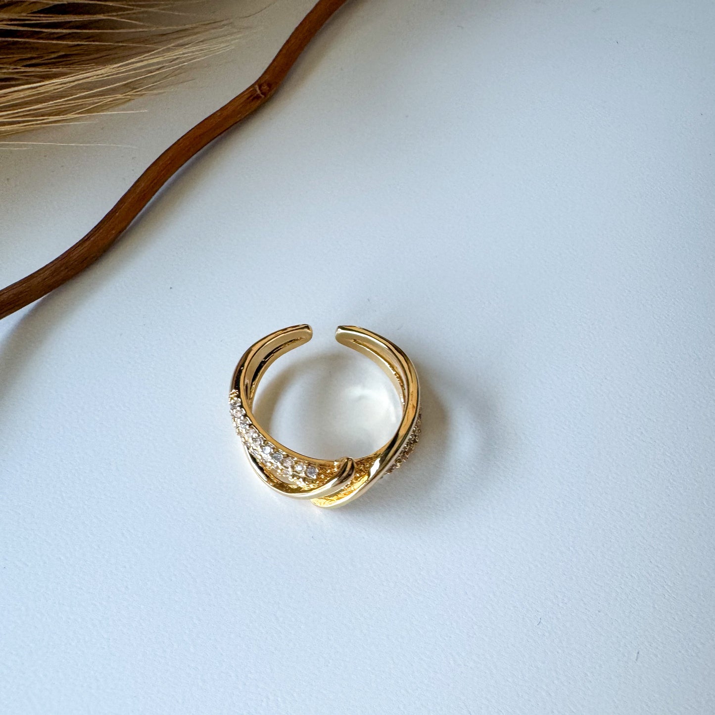 sparkling dainty stackable ring gift ready