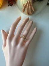 Load image into Gallery viewer, ✅ Adjustable Double Cross Ring – Faith-Inspired Minimalist Jewelry