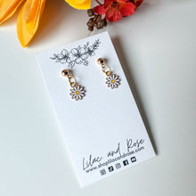 Load image into Gallery viewer, Colorful Daisy Earrings