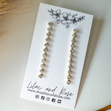 Load image into Gallery viewer, ✨ CZ Tennis Chain Dangle Earrings