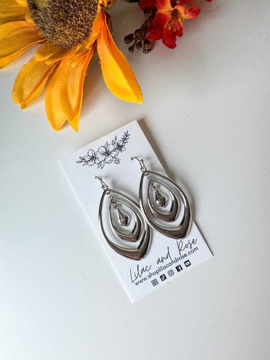 ✨ Three Drop Dangle Earrings