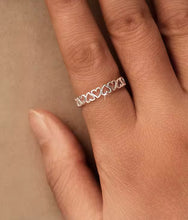 Load image into Gallery viewer, Adjustable Sterling Silver Heart Ring