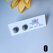 Load image into Gallery viewer, Turquoise Stud Earrings – Dainty Pop of Color