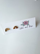 Load image into Gallery viewer, Rainbow Stud Earrings – Classic Color Pop in a Polished Finish