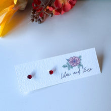 Load image into Gallery viewer, minimalist sparkle studs hypoallergenic jewelry