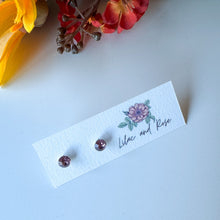 Load image into Gallery viewer, minimalist sparkle studs hypoallergenic jewelry