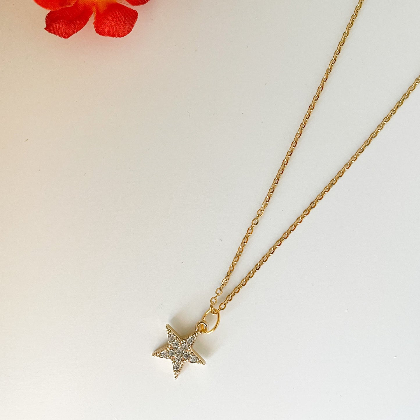 ✨ CZ Star Necklace