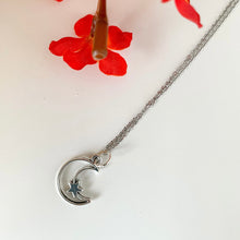 Load image into Gallery viewer, ✨ Moon with Star Necklace