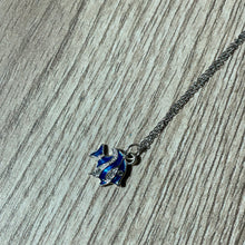Load image into Gallery viewer, CZ Blue Fish Necklace