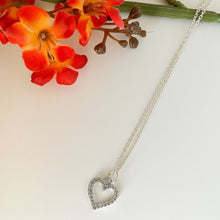 Load image into Gallery viewer, CZ Heart Necklace
