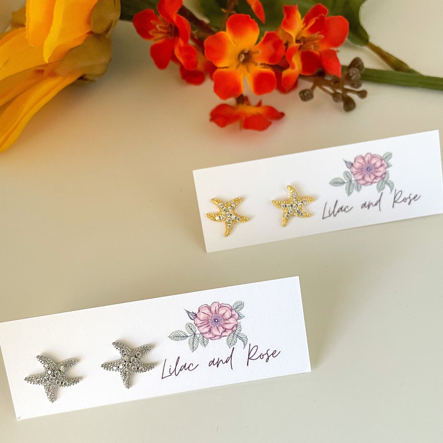 ✨ CZ Star Fish Studs