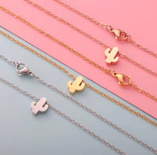 Load image into Gallery viewer, Cactus Charm Necklace
