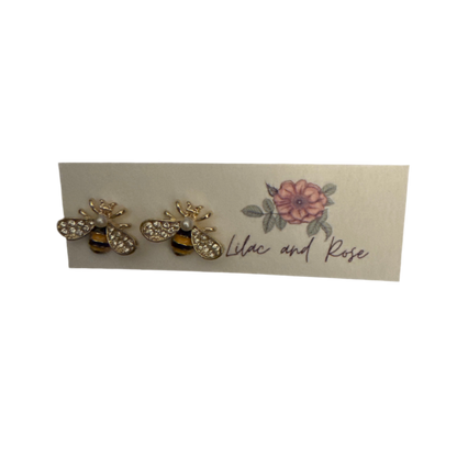 bee symbol earrings delicate jewelry