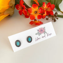 Load image into Gallery viewer, Turquoise Stud Earrings
