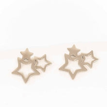 Load image into Gallery viewer, Cluster of Stars Stud Earrings
