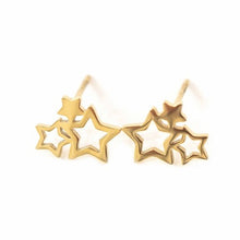 Load image into Gallery viewer, Cluster of Stars Stud Earrings
