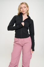 Load image into Gallery viewer, Workout Jacket Long sleeve Zip-Up
