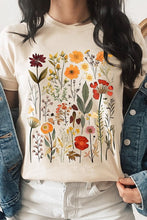 Load image into Gallery viewer, Botanical Wildflowers Graphic Tee
