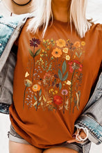 Load image into Gallery viewer, Botanical Wildflowers Graphic Tee
