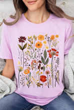 Load image into Gallery viewer, Botanical Wildflowers Graphic Tee
