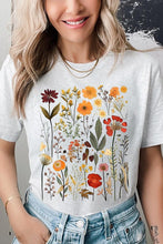 Load image into Gallery viewer, Botanical Wildflowers Graphic Tee
