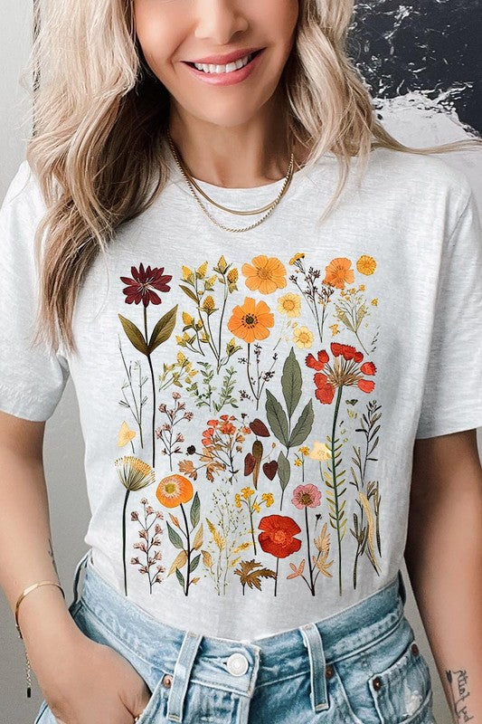 Botanical Wildflowers Graphic Tee