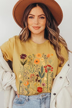 Load image into Gallery viewer, Botanical Wildflowers Graphic Tee
