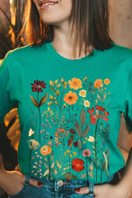 Load image into Gallery viewer, Botanical Wildflowers Graphic Tee
