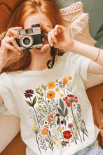 Load image into Gallery viewer, Botanical Wildflowers Graphic Tee
