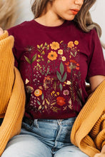 Load image into Gallery viewer, Botanical Wildflowers Graphic Tee
