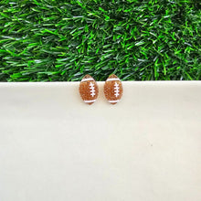 Load image into Gallery viewer, Glitter Football Studs
