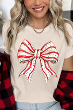 Load image into Gallery viewer, Christmas Tree Cake Bow Graphic Tee
