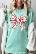 Load image into Gallery viewer, Christmas Tree Cake Bow Graphic Tee
