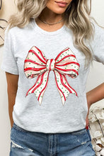 Load image into Gallery viewer, Christmas Tree Cake Bow Graphic Tee
