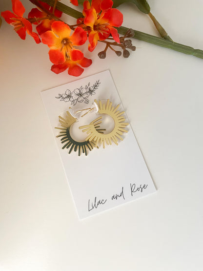 ✨ Sunburst Earrings