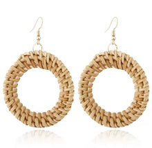 Load image into Gallery viewer, ✨ Round Rattan Earrings
