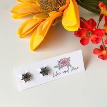 Load image into Gallery viewer, Spider Web Stud Earrings
