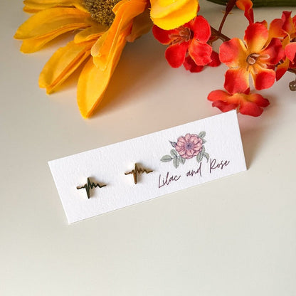 dainty love-inspired earrings Lilac and Rose